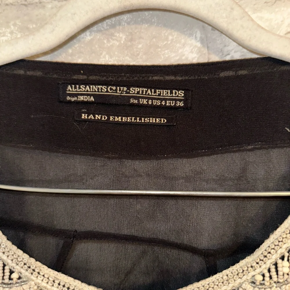 Allsaints arcadian blanka top sz4 #P3 - Picture 3 of 4